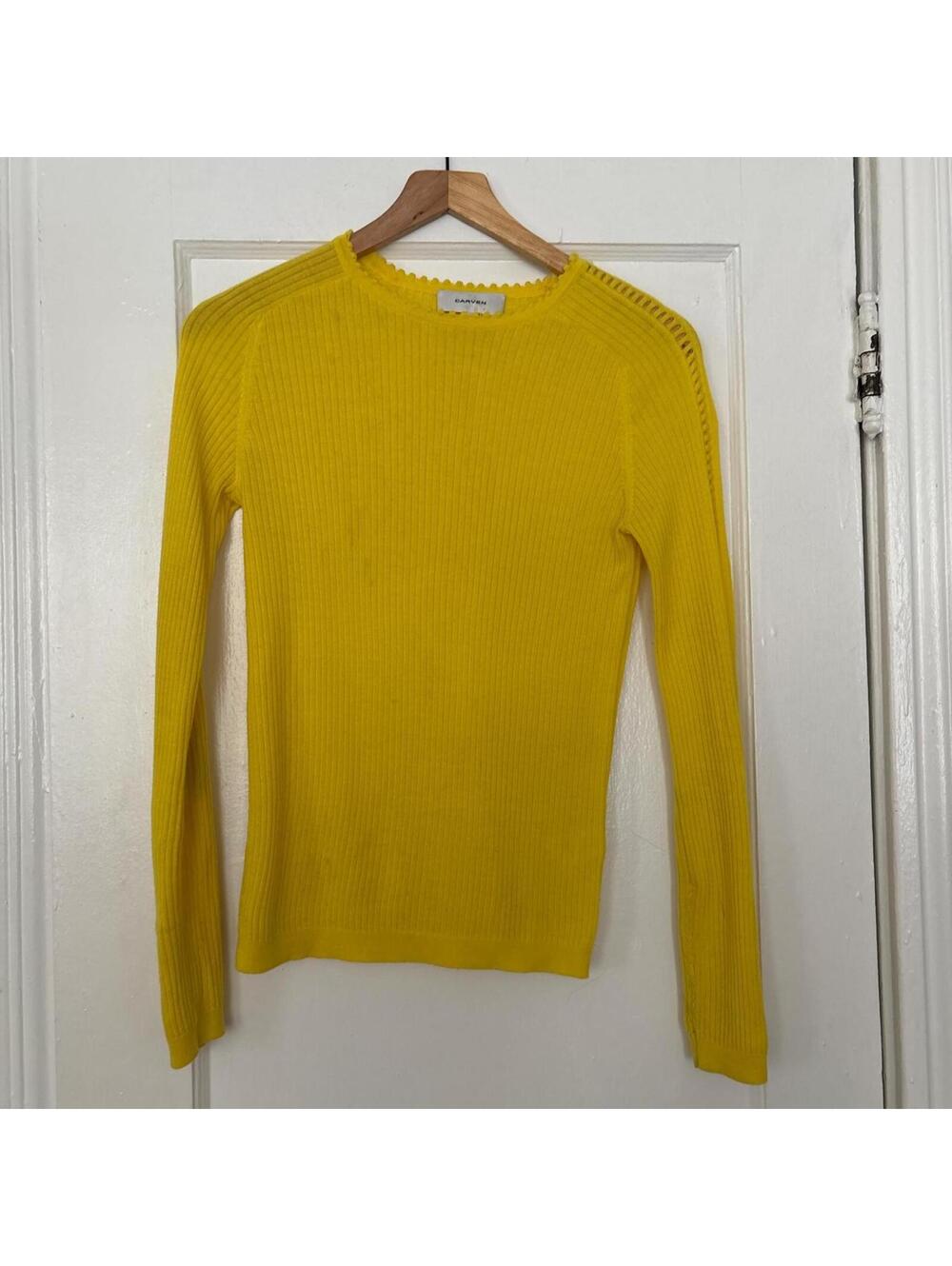 Carven Women's Yellow Jumper